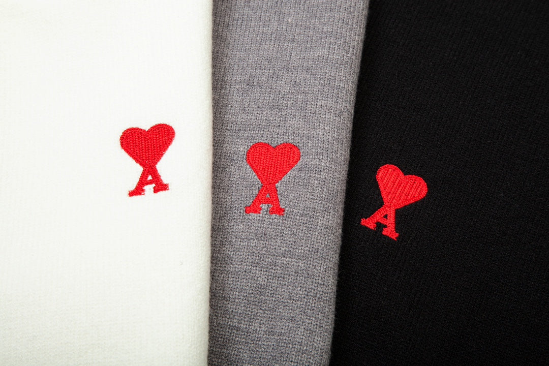 2026 AMI PARIS   Turn Neck Sweater