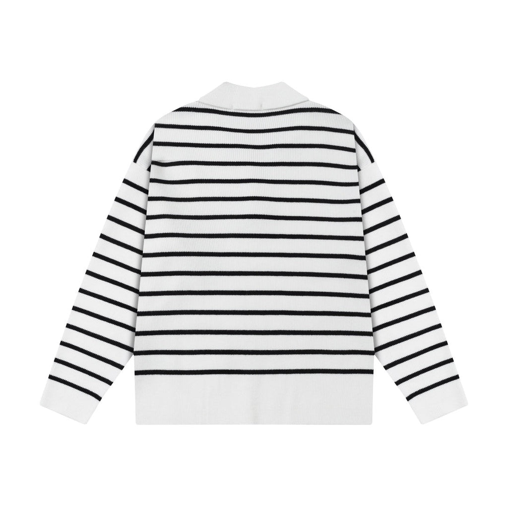 2026 AMI PARIS  striped sweater
