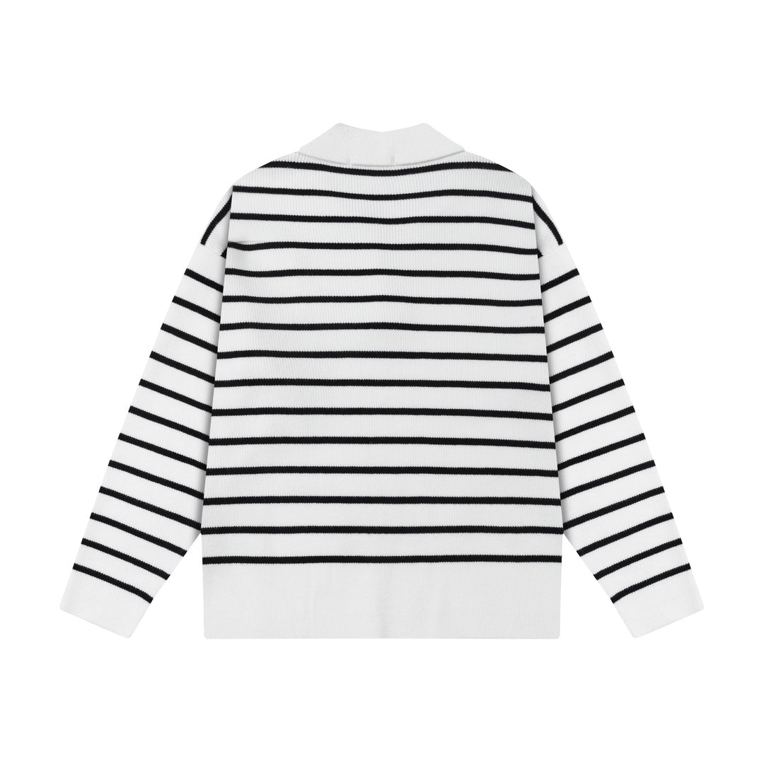 2026 AMI PARIS  striped sweater