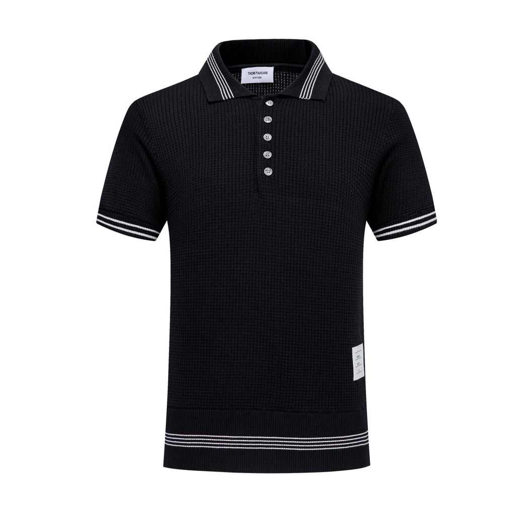 Thom Browne  Waffle fabric POLO Shirt