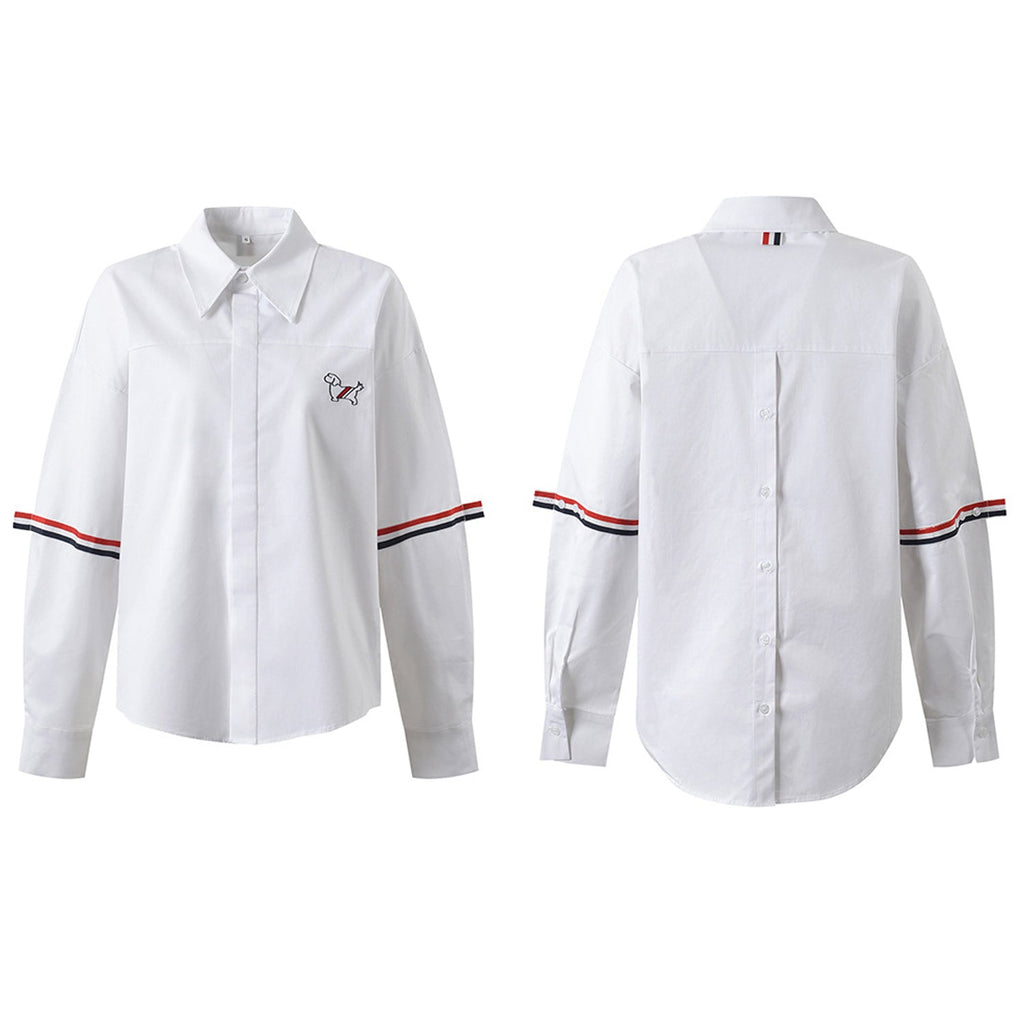 Thom Browne 2025SS Women's Long sleeve shirt