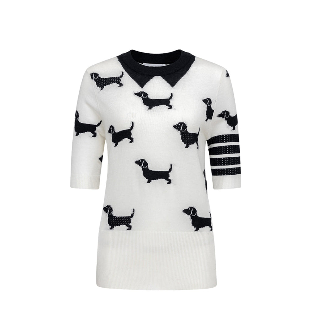 Thom Browne women puppy T-shirt