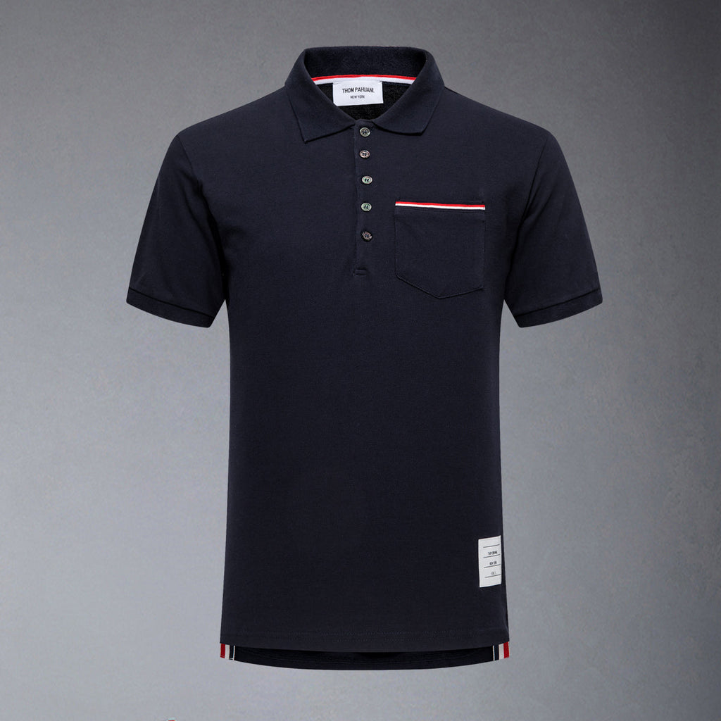Thom Browne Pocket Stripes POLO Shirt
