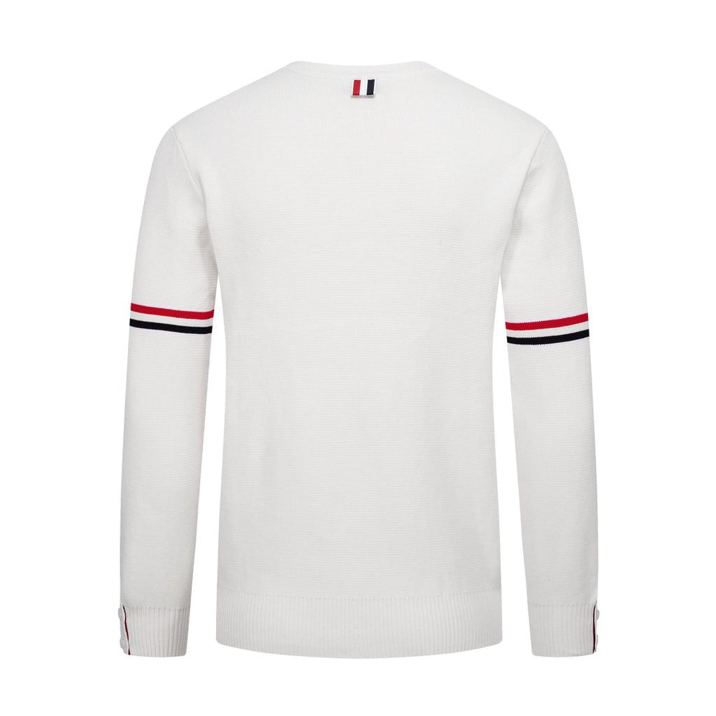 Thom Browne  Round neck wool sweater