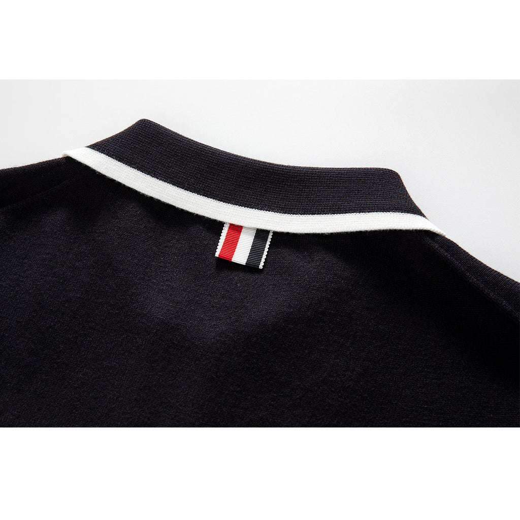 Thom Browne  Contrast stripes POLO Shirt