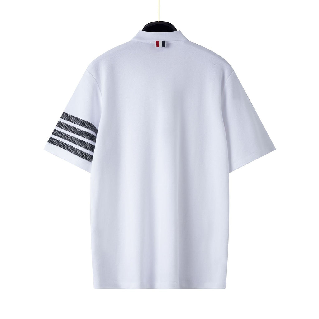 Thom Browne Pocket Stripes POLO Shirt