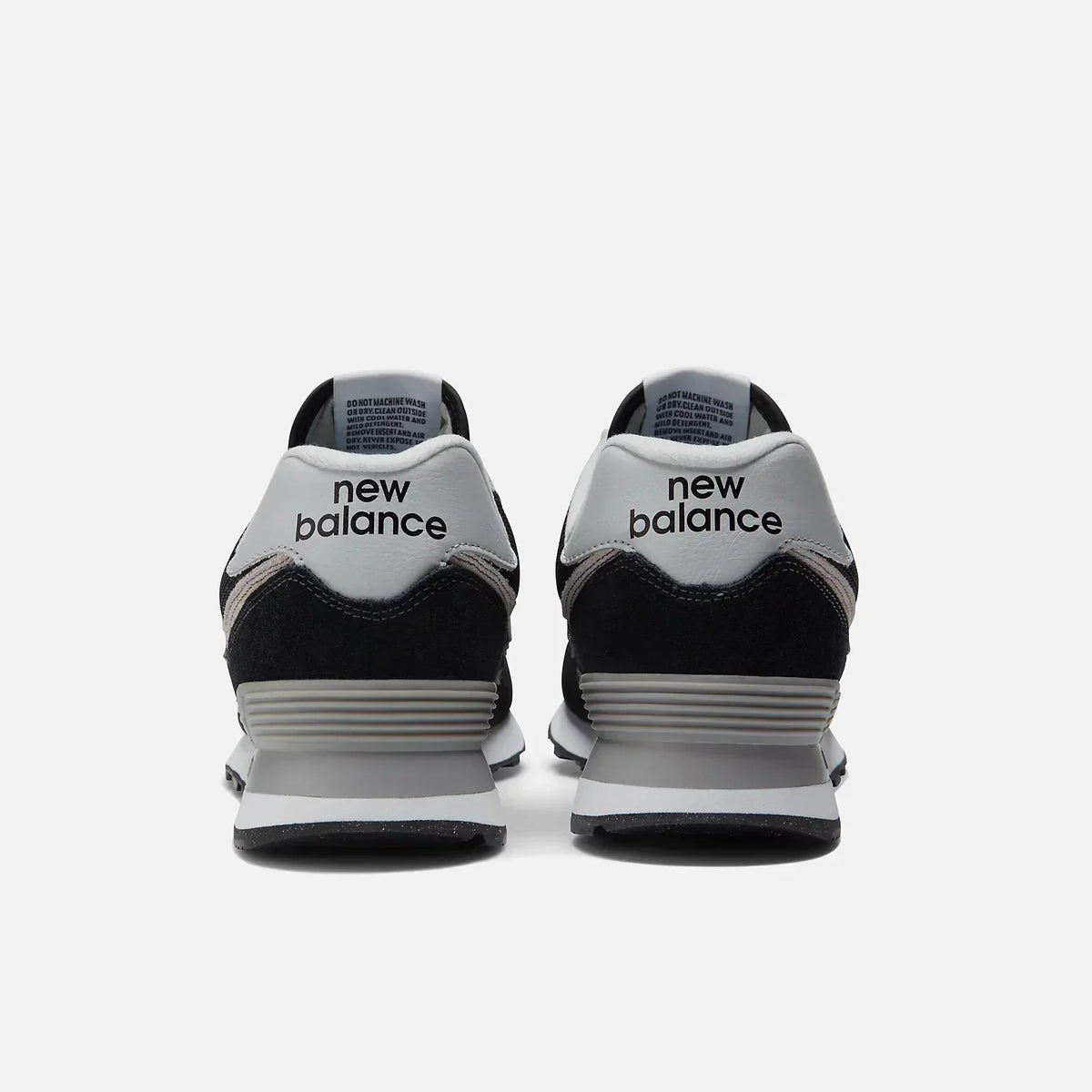 New Balance Men's 574 Core Shoes - Black/White